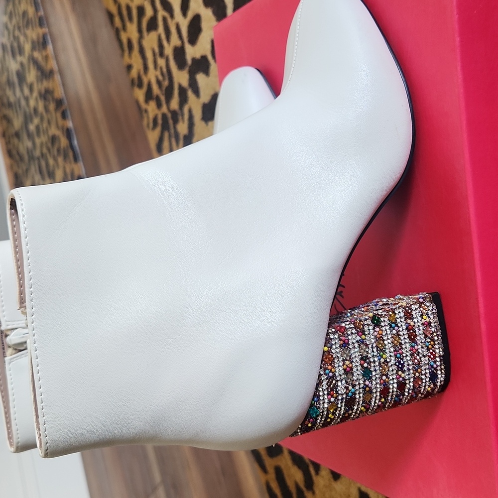 Betsey Johnson Jeweled Heel Bootie - Picture 6 of 13